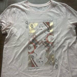 Lucky Brand Queen of cocktails tshirt